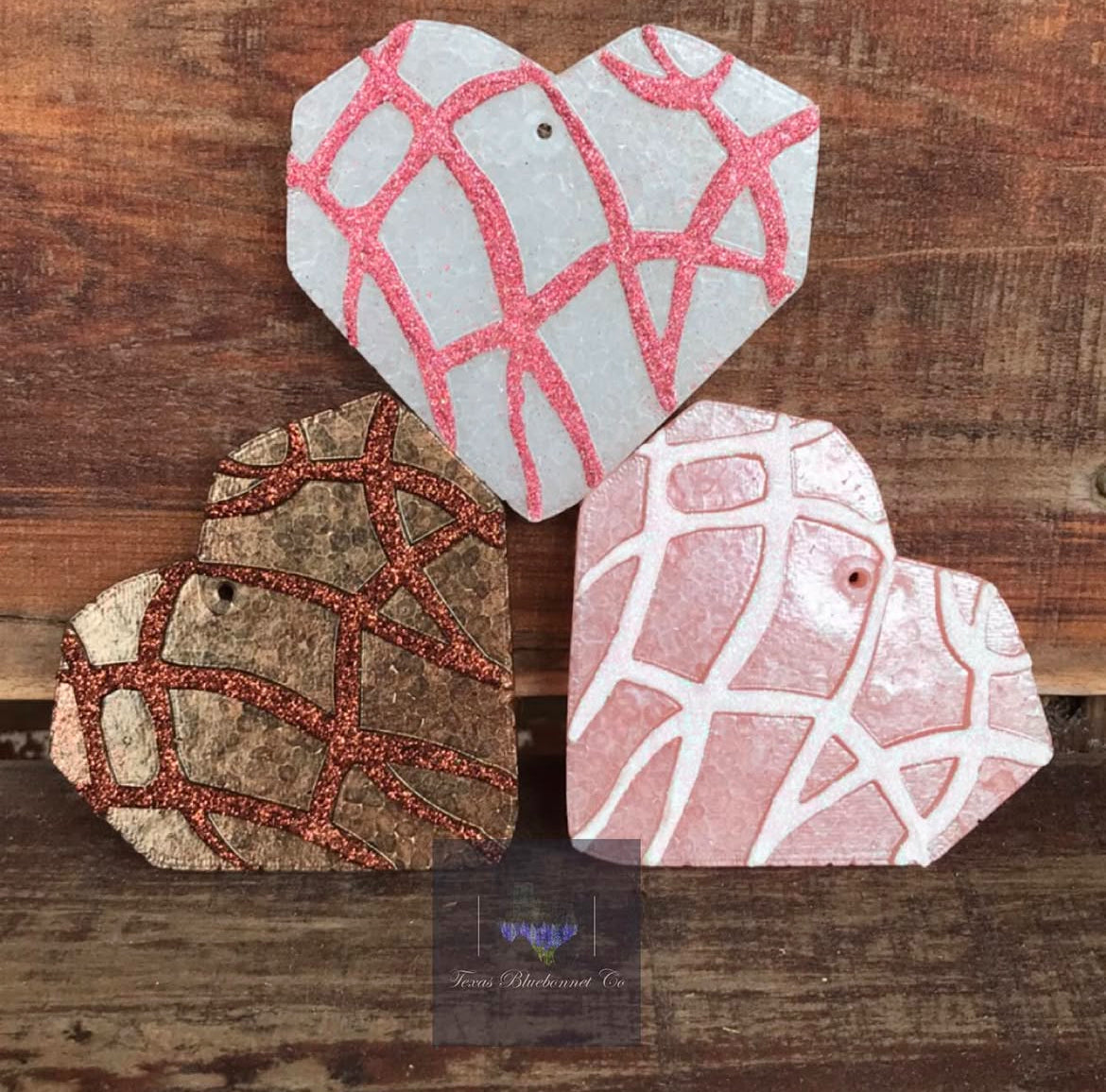 VALENTINE HEART CAKES PINK/WHITE