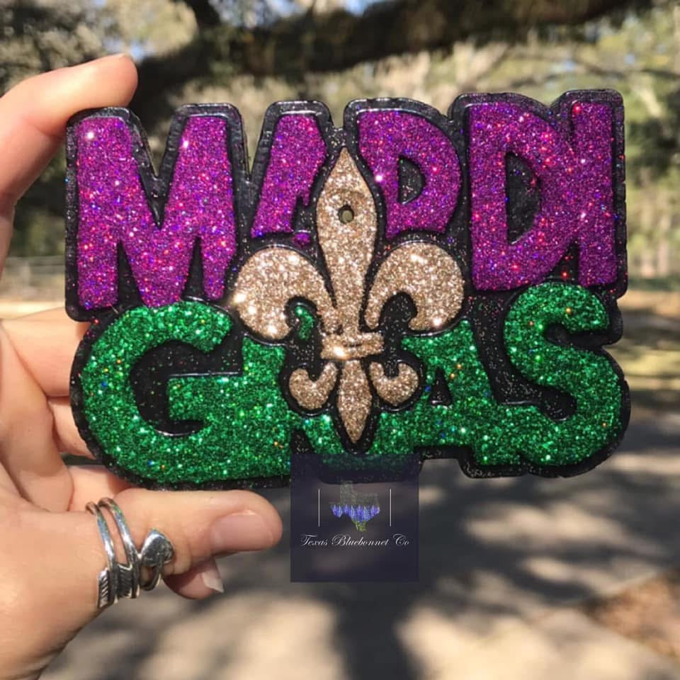 MARDI GRAS (BLACK/PURPLE)