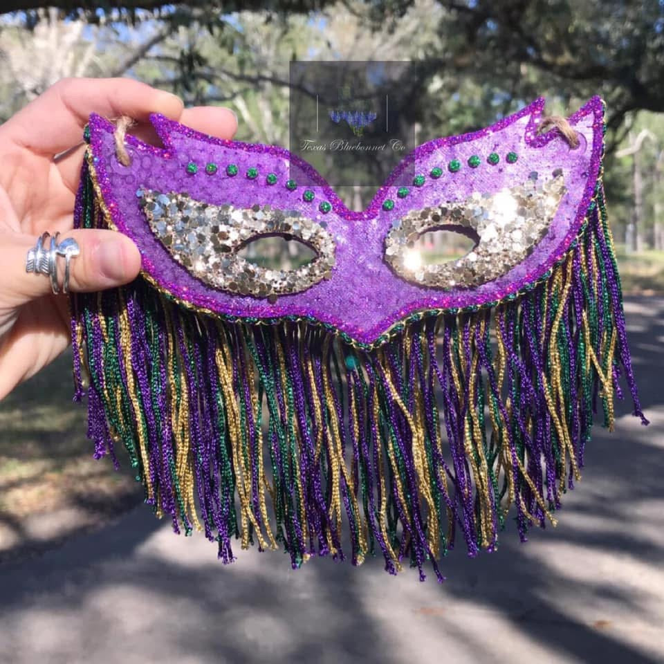 MARDI GRAS MASK LARGE