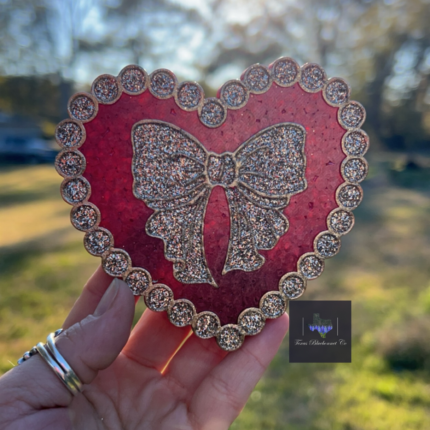 PEARL BOW HEART