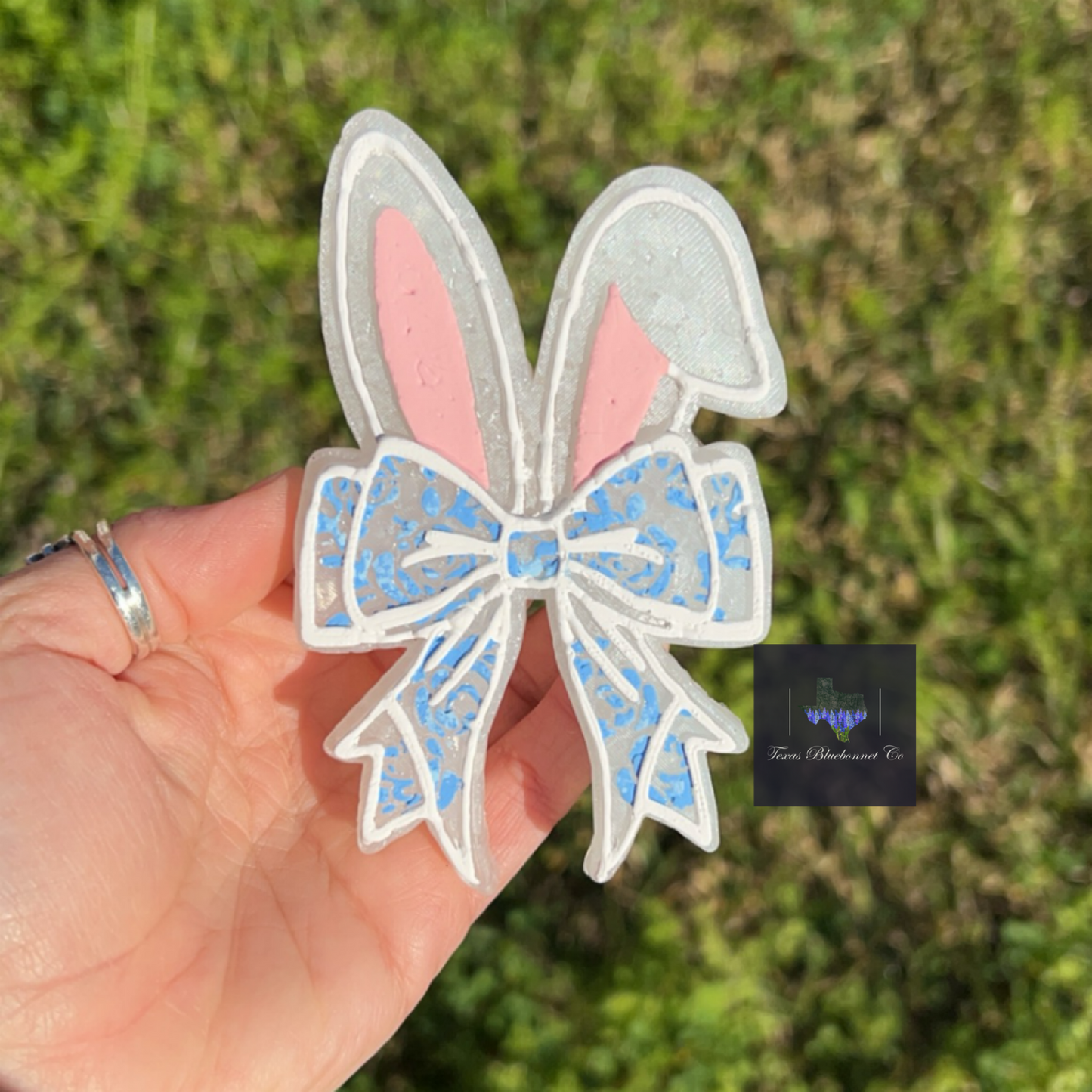 FLORAL BUNNY EARS W/ BOW