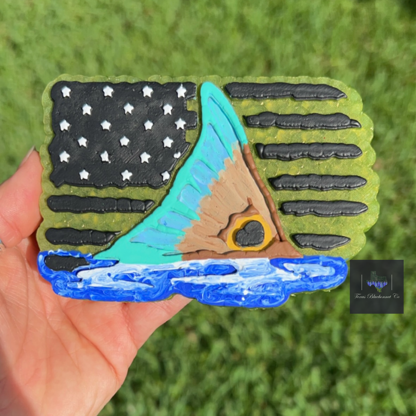 REDFISH FIN FLAG