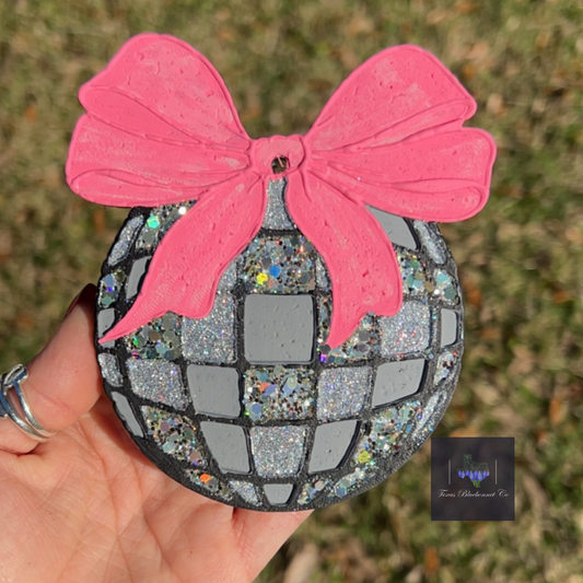 DISCO BALL W/ BOW