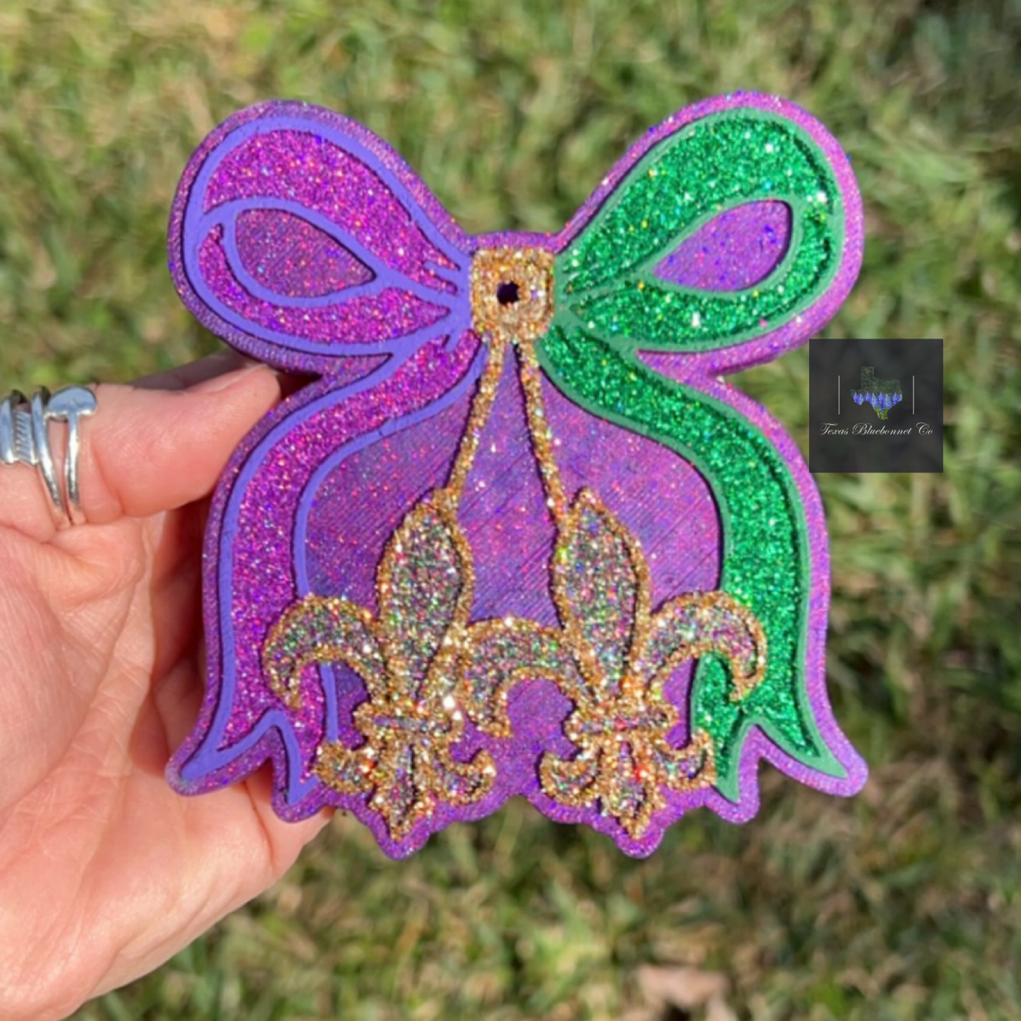 MARDI GRAS FLEUR DE LIS CHERRIES