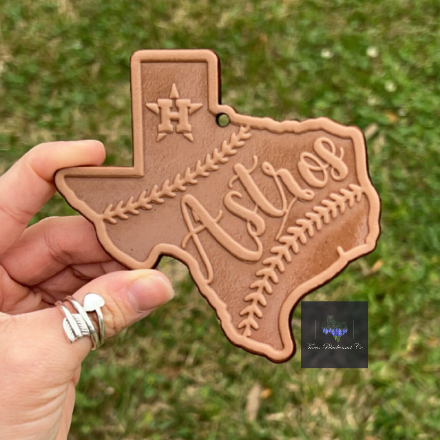 ASTROS TEXAS (LEATHER CHARM)