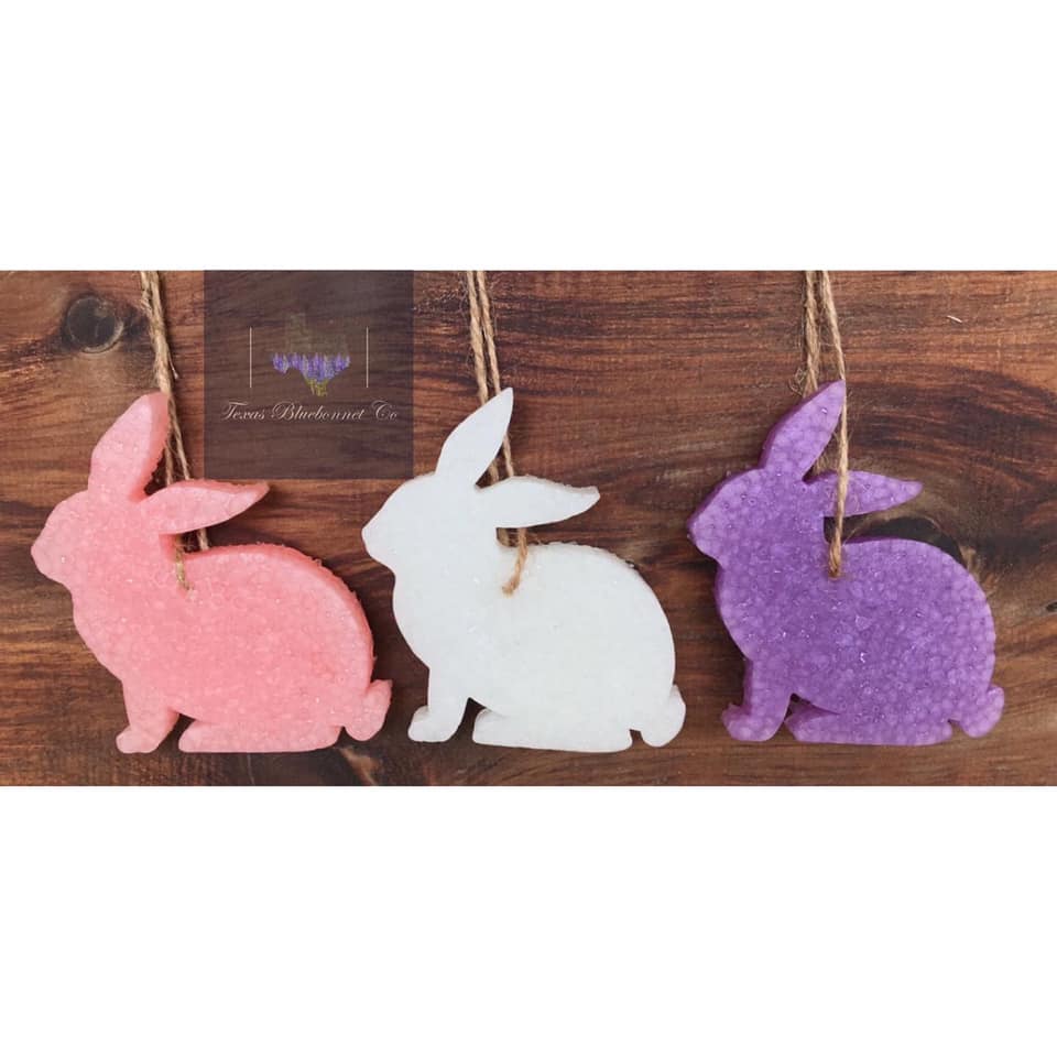 BUNNY SILHOUETTE PINK & PURPLE