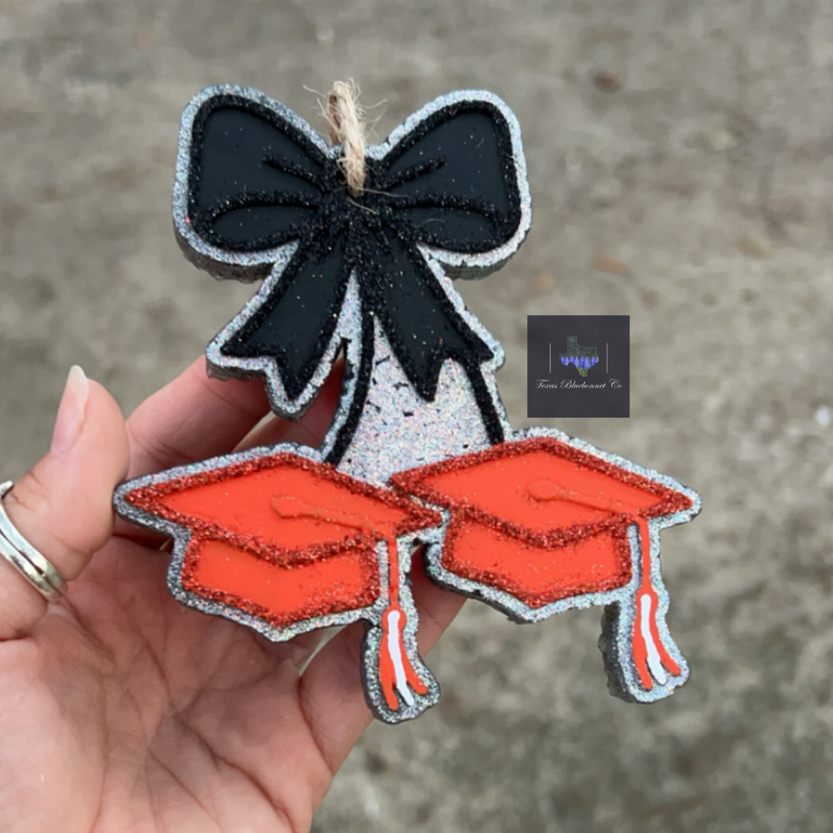 GRADUATION CAP CHERRIES (ORANGE)