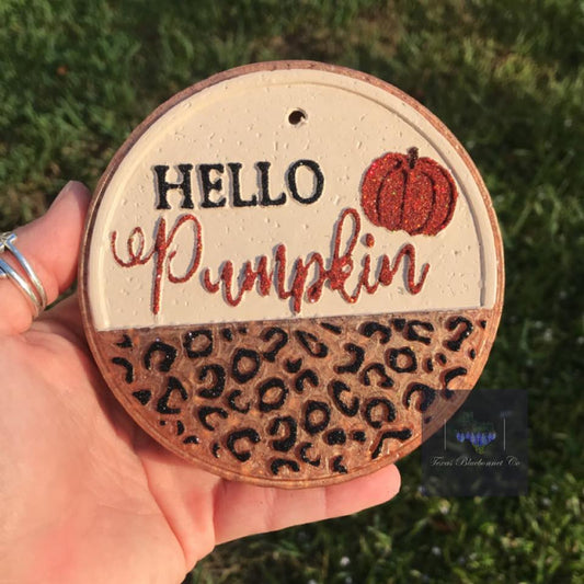 HELLO PUMPKIN ROUND