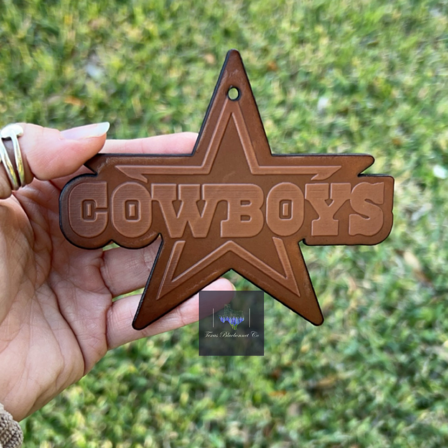 COWBOYS (LEATHER CHARM)