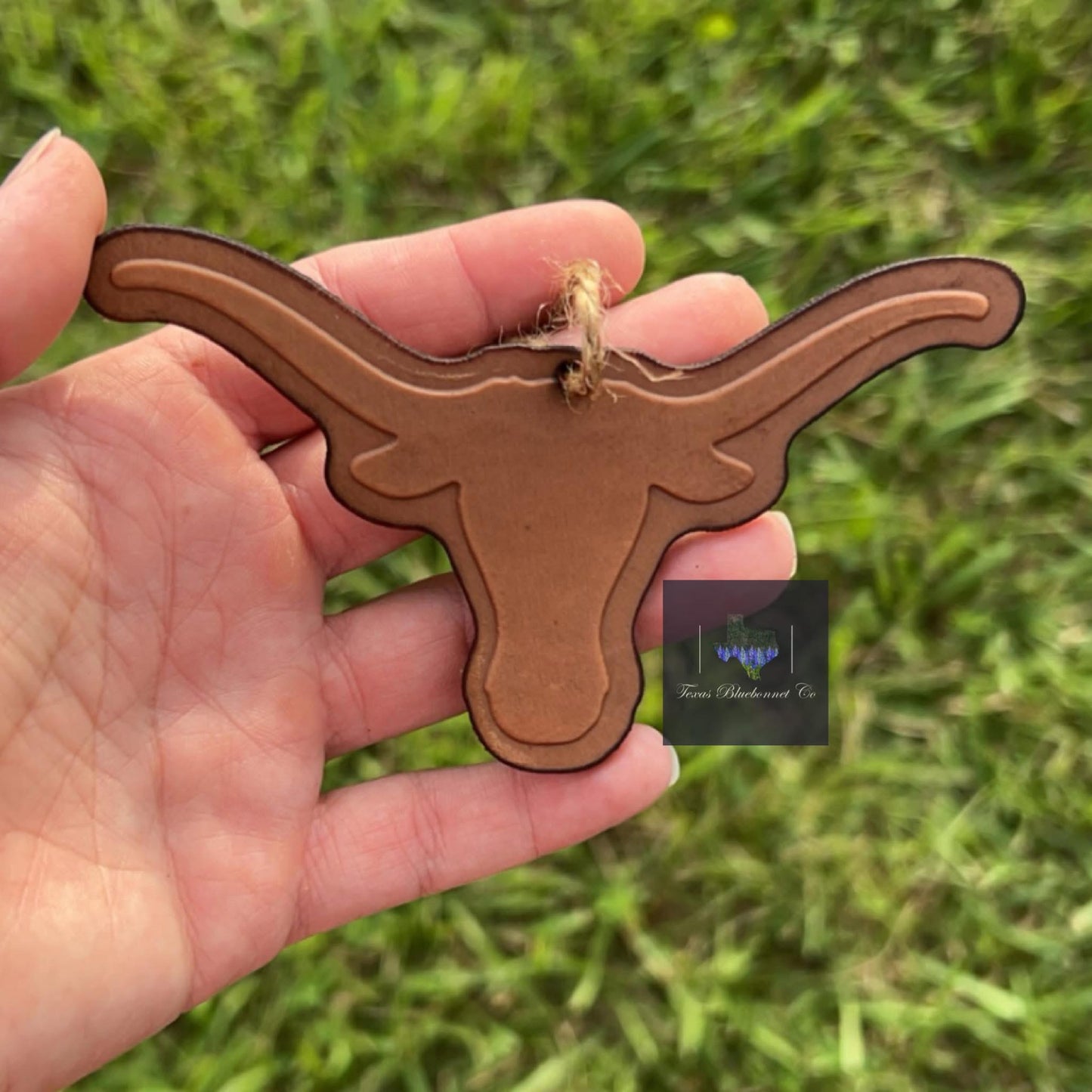 LONGHORN (LEATHER CHARM)