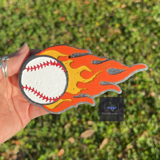 FLAMING BASEBALL