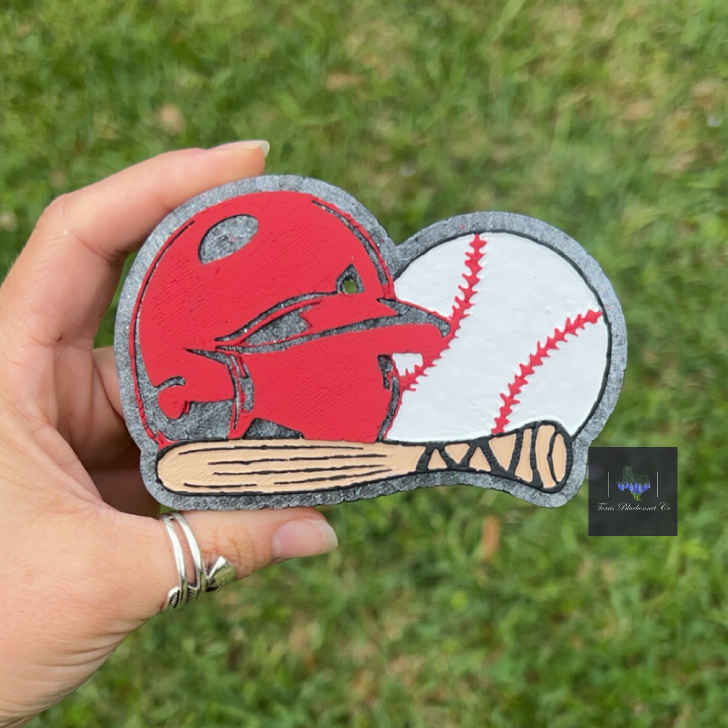 BASEBALL W/ HAT & BAT