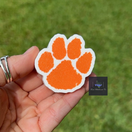BOBCAT PAW PRINT STRAW TOPPER