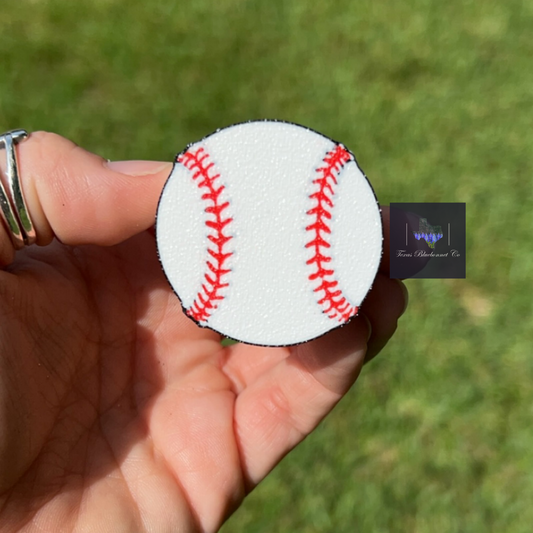 BASEBALL STRAW TOPPER