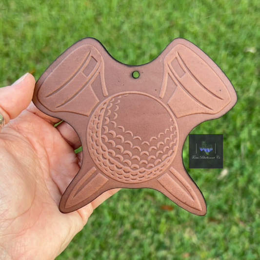 GOLF (LEATHER CHARM)