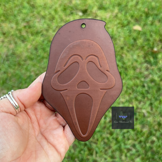 GHOST FACE (LEATHER CHARM)
