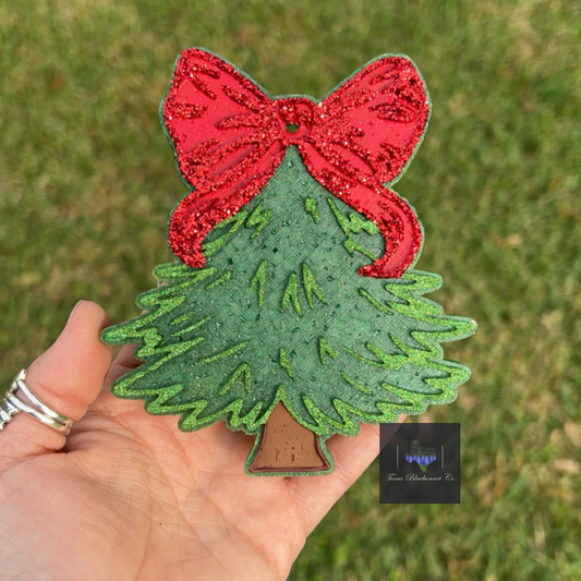 SIMPLE CHRISTMAS TREE W/ BOW