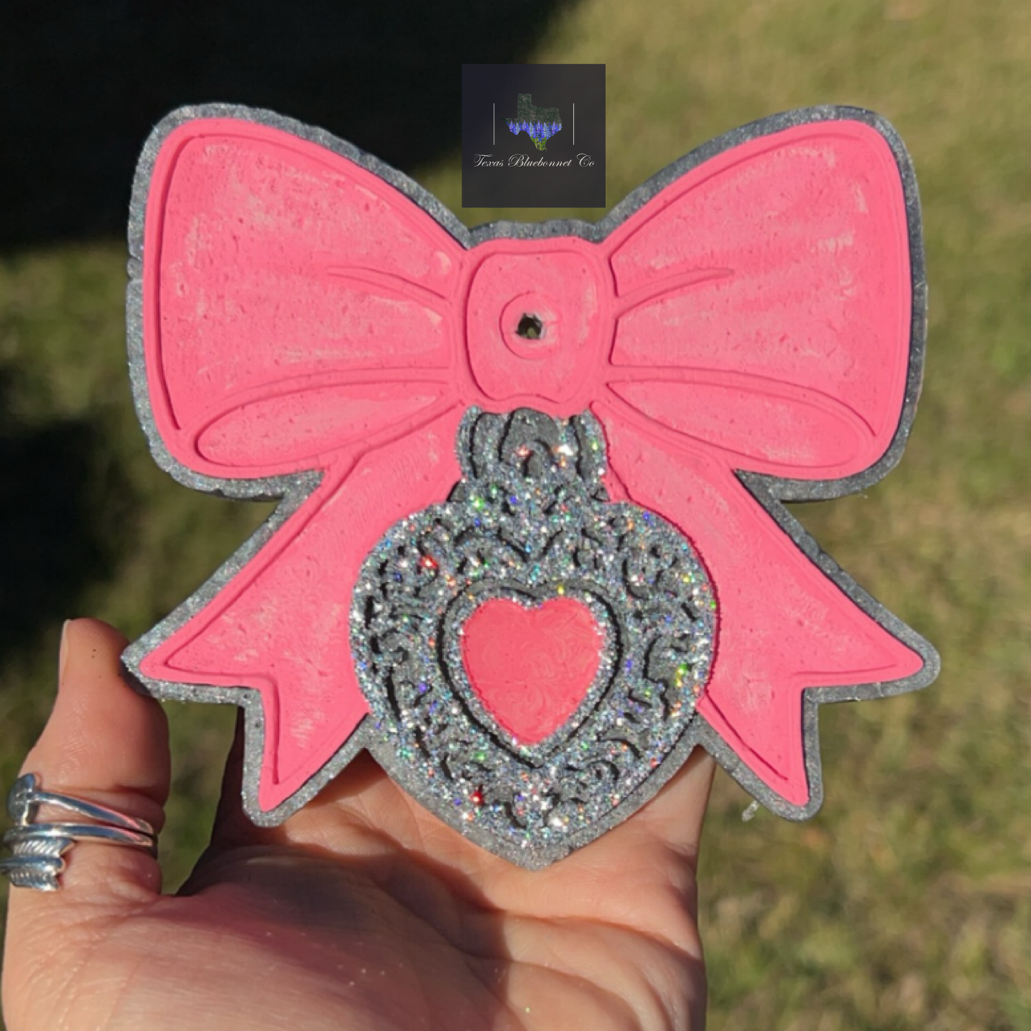 SILVER LOCKET W/ BOW