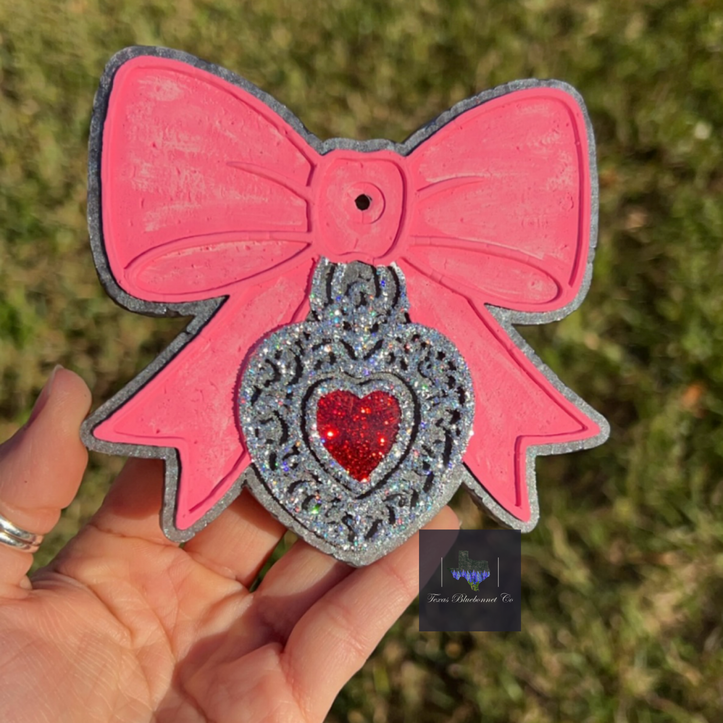 SILVER LOCKET W/ BOW