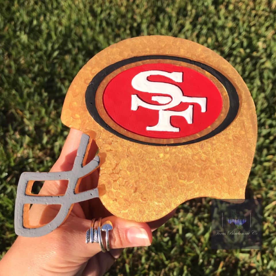 SAN FRANCISCO 49ERS HELMET