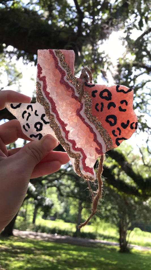 TEXAS GEODE PINK CHEETAH