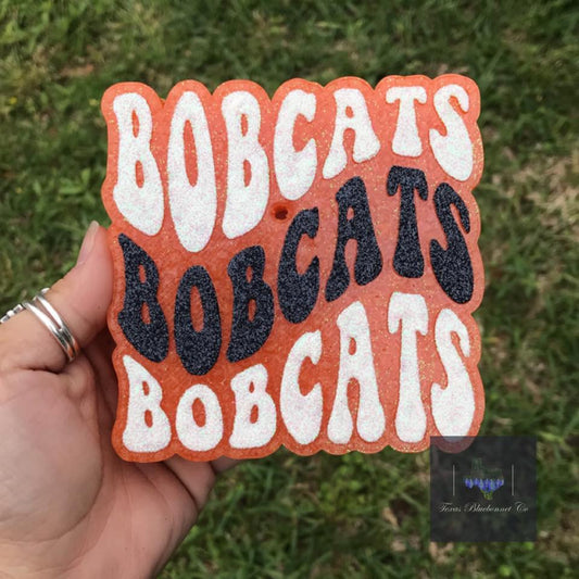 BOBCATS RETRO ORANGE BACKGROUND