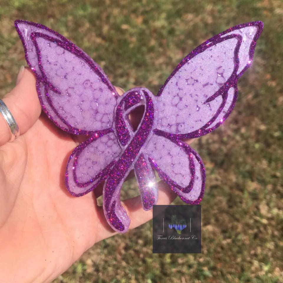 DOMESTIC VIOLENCE RIBBON BUTTERFLY