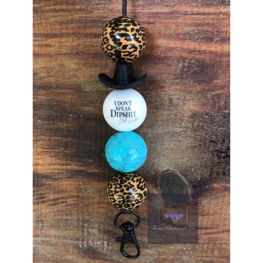 BETH DUTTON CHEETAH/TURQUOISE HANGER