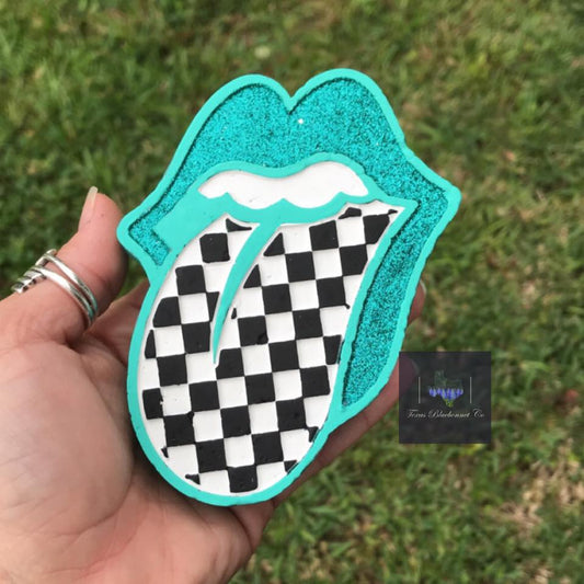 CHECKERED TONGUE-TURQUOISE