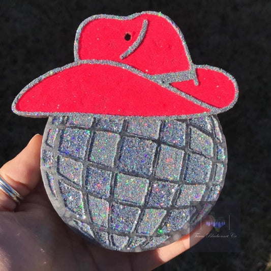 COWBOY DISCO BALL- HOT PINK