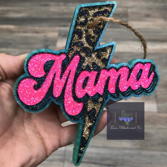 MAMA LIGHTING BOLT (FULLY GLITTERED)